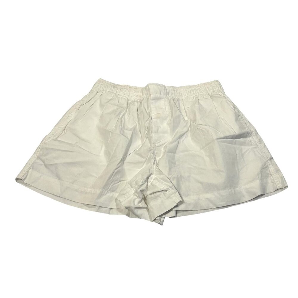 White High-Waist Women’s Shorts